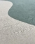 Imagem do Tapete Sea | Veludo Riviera Verde e Linho Suss Bege