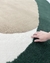 Imagem do Tapete Quarto Orgânico | Econyl DUAS ALTURAS | Verde, Off-White e Trigo | Coleção Ellos