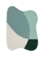 Tapete Íris | Bordas Orgânicas | Nylon | Off-White, Menta, Verde Claro e Verde Escuro - comprar online