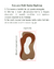 Tapete Renzo | Bordas Orgânicas | Bouclé Capri Terracota e Natural e Bouclé Atenas Terra na internet