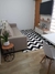 Imagem do Tapete Chevron | Veludo Preto e Off-White
