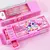 Imagen de Estuche Escolar Kawaii con Cerradura | Diseño Pop-Up, Sacapuntas y Compartimentos Inteligentes