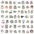 Set de Pegatinas Kawaii de Pusheen | 55 o 110 Piezas en internet
