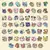 Set de 50 Stickers Kawaii de Pokémon - OrdenArte