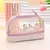 Estuche Escolar Kawaii de Doble Capa | Transparente, Gran Capacidad