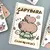 Cuaderno Kawaii A5 de Capibara | Espiral | Notas Diarias y Diario Escolar - tienda en línea