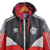 Jaqueta Corta-Vento Flamengo 23/24 Masculina Adidas - Vermelha e preto com detalhes em branco - JET Sports