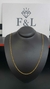Corrente Baiano 3mm Banhada a Ouro 18k - comprar online