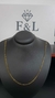 Corrente Fígaro 3mm Banhada a Ouro 18k - comprar online