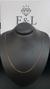Corrente Tijolinho 2.5mm Banhada a Ouro 18k - comprar online