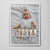 Quadro Personalizado Meu Bebê com Moldura de Madeira e Vidro | Ref: 03 - comprar online