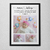 Quadro Personalizado Meu Bebê com Moldura de Madeira e Vidro | Ref: 18 na internet