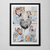 Quadro Personalizado Meu Bebê com Moldura de Madeira e Vidro | Ref: 19 na internet