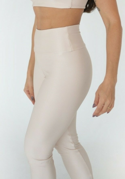 Legging Soul Canelado Bege - comprar online