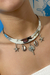 Colar luxo prateado