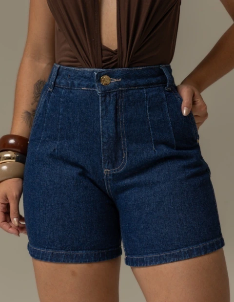 SHORT JEANS - MEIA COXA