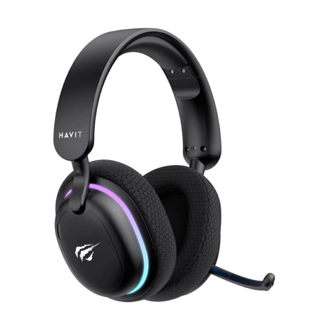 Headset Gamer Havit Gamenote Fuxi H7 BT 2.4GHz Type C Preto