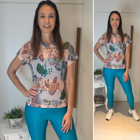 Camiseta em Tule - Inspiração Farm