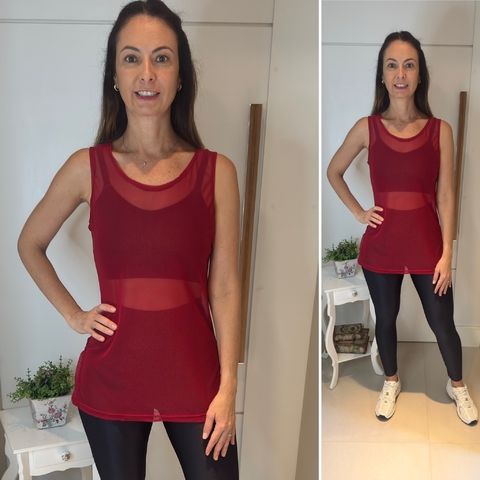 Regata em Tule - Cherry