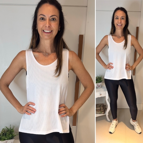 Regatão em Dry-Fit - Branco