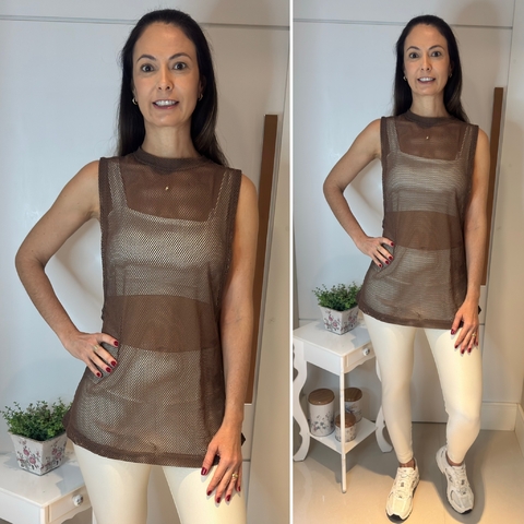 Regatão em Tela - Chocolate