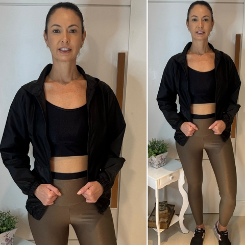 Jaqueta Corta Vento - Preto