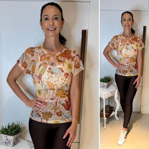 Camiseta em Tule - Inspiração Farm