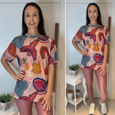 Camisetão em Tule - Inspiração Farm