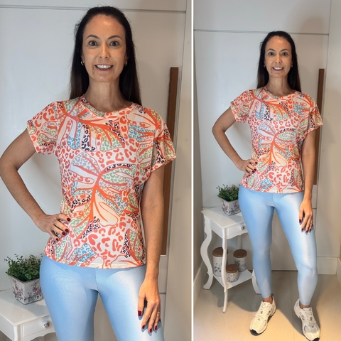 Camiseta em Tule - Inspiração Farm