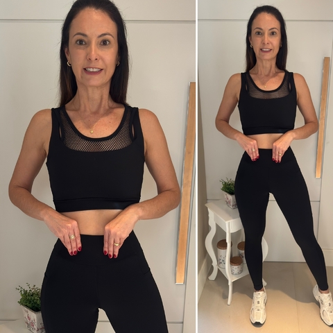 Conjunto Legging Laís - Athletic Power - Preto