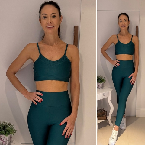 Conjunto Legging Luíza - Verde Galápagos
