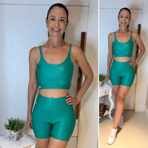 Conjunto Short Basic - Suplex Power - Verde Água