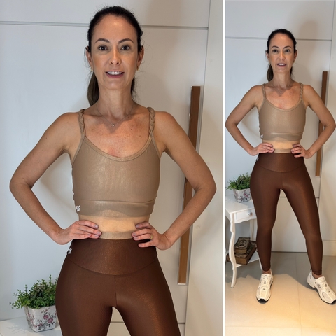 Conjunto Legging Isa - Capuccino | Chocolate