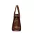 Bolsa Tote Média Marrom Alça Dupla - comprar online
