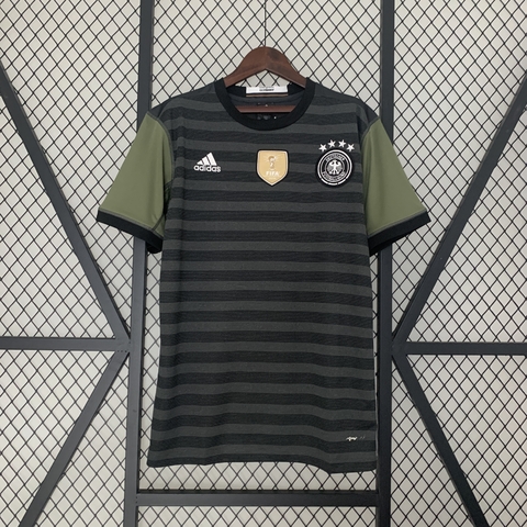 Camisa Retrô Alemanha II 2016 Preta - Adidas - Masculina Torcedor