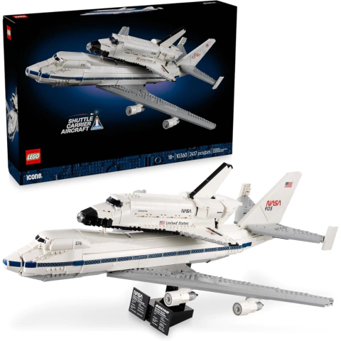 LEGO Icons - Nave de Transporte de Ônibus Espacial - 10360