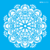Stencil OPA 14x1Mandala Flor Bauer 14x14cm - 2692