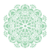 Stencil OPA 14x1Mandala Flor Bauer 14x14cm - 2692 - comprar online