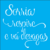 Stencil OPA Frase Sorria 14x14cm - 2216