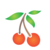 Stencil OPA Frutas Cerejas 10x10cm - 782 - comprar online