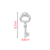Aplique Chave Decorada Resina 8,7x3,6cm - comprar online