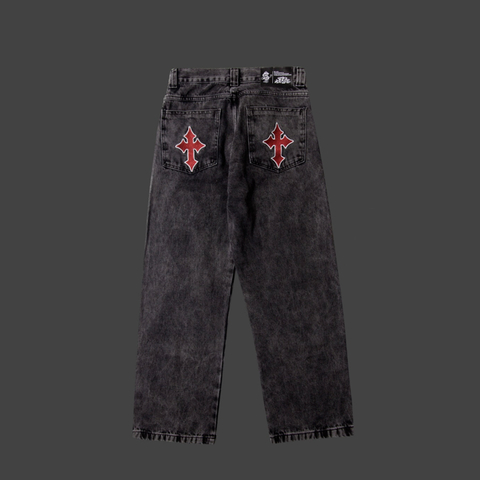 CALÇA BALÃO TRIP SIDE ESTONADO COM BORDADO - comprar online