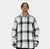 CAMISA XADREZ PRETO/BRANCO