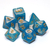 Set de 7 Dados Poliédricos RPG | Línea: Macaron | D&d / Pathfinder / Warhammer - Konekotekka Games