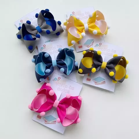 Laço Valentina G Pompom - comprar online