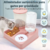 Comedouro Inclinável com Bebedouro para Gatos e Cães - Meu Pet Viajante
