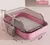 Kitty sandbox gato caixa de areia semi-fechada respingo bandeja de gato gato toa - comprar online