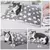 Kemorela flanela pet dormir esteira cama do cão gato maca filhote de cachorro c