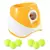 Lançador Automático de Bolas para Cães – Brinquedo Interativo com 6 Bolinha