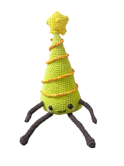 Mini Arbolito Navideño Navidad Tejido Al Crochet Artesanal amigurumi - comprar online